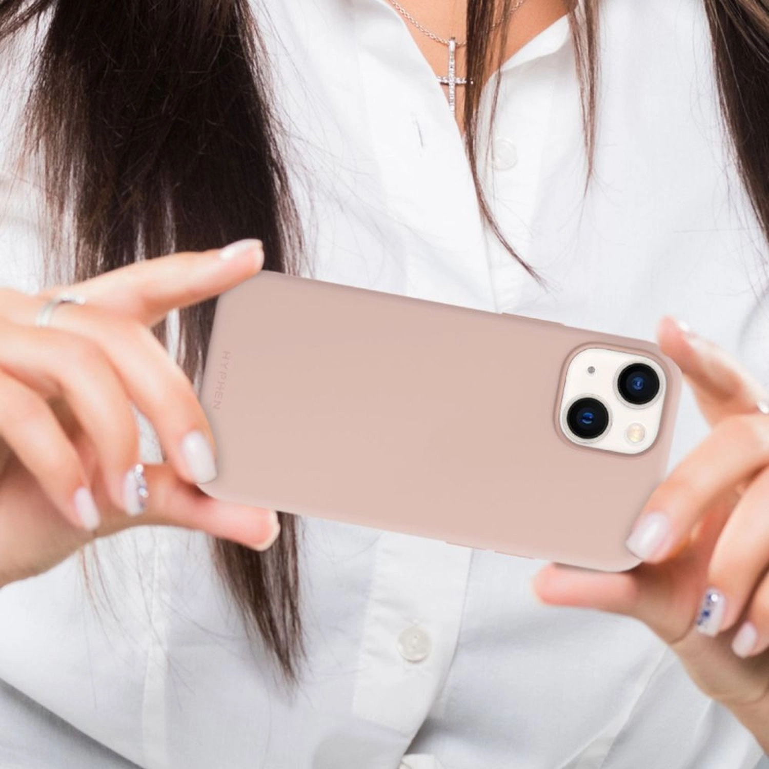 Tint Silicone Magsafe Case - Silicone, TPU and Microfiber Back Case for iPhone 14