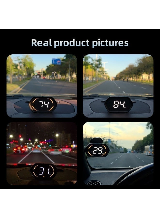 Digital Heads Up Display - GPS 6 modes USB Plug and Play