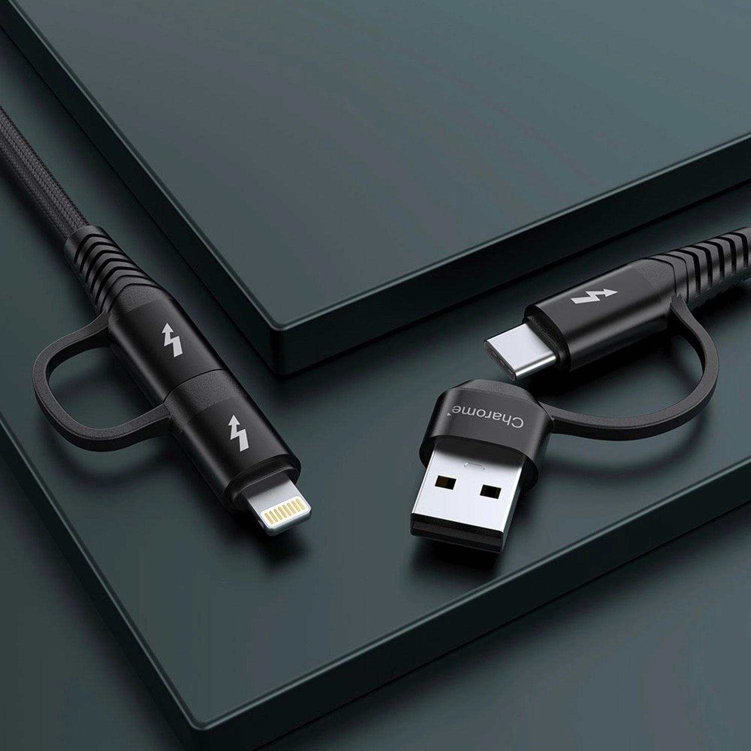 4-in-1 USB Cable 60W 1.2m