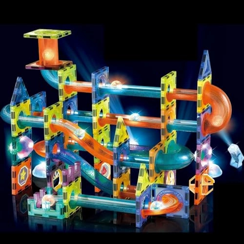 Light Magnetic Tiles - 36 months - 9 years 75 pieces