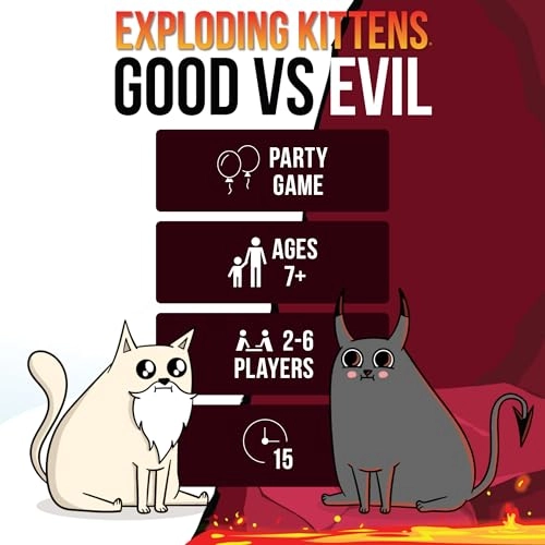 Exploding Kittens: Good vs. Evil - Card Game