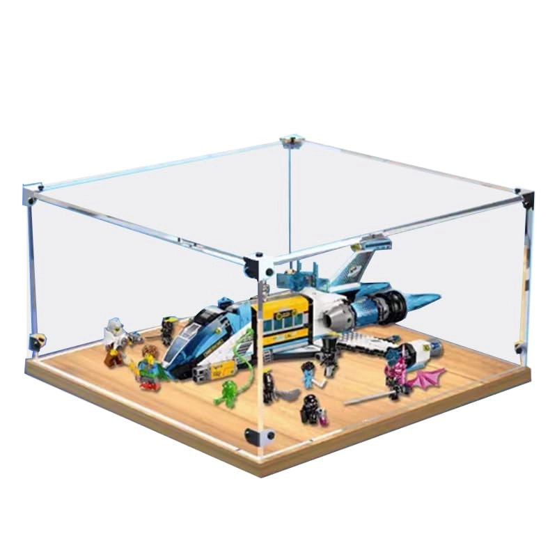 HCAEIOFJ Clear Acrylic Display Case - for 71460 Black Bottom 3mm