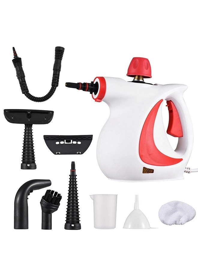 Joshberg Handheld Steam Cleaner - 1050W 350ml 9-Piece Accessory Kit