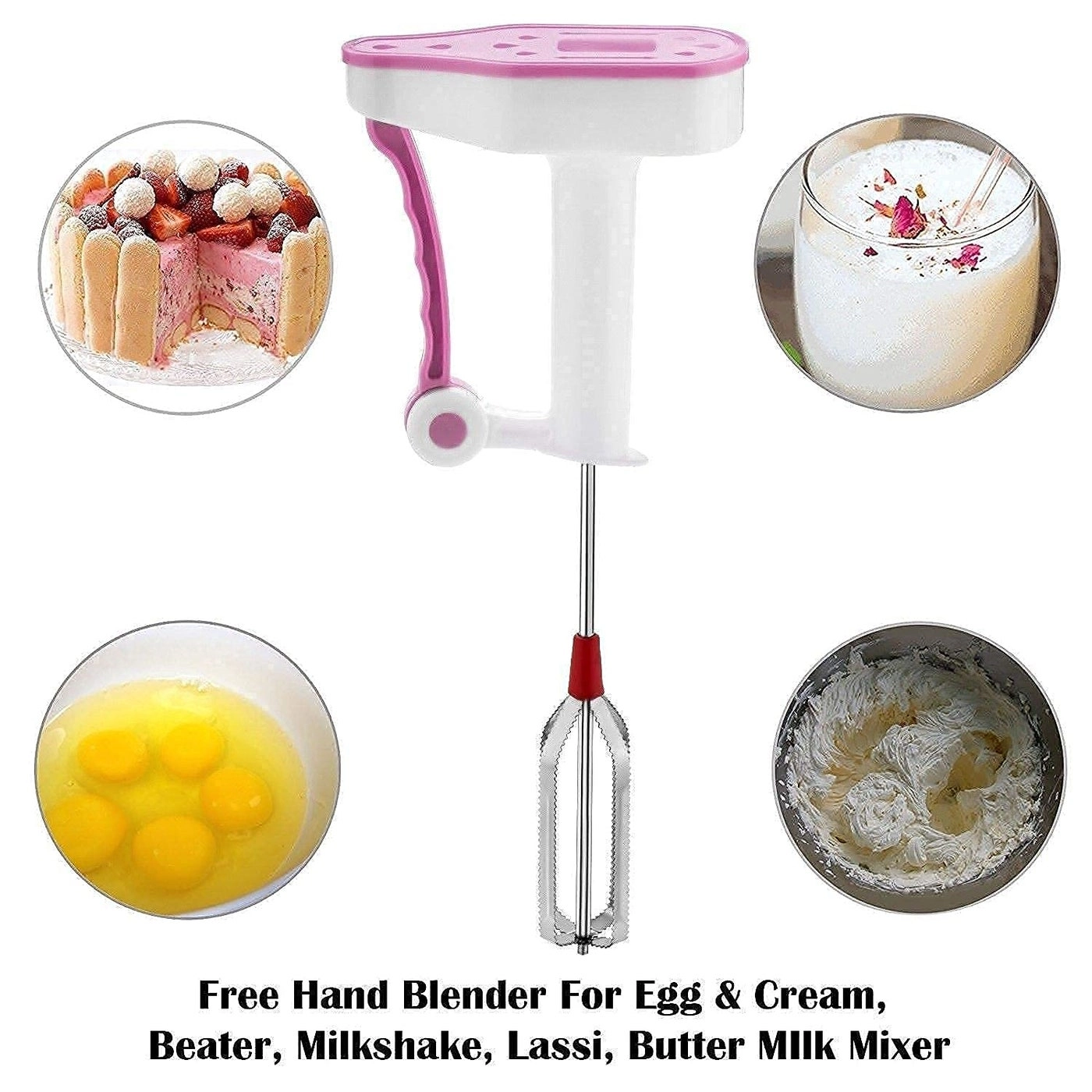 Hand Blender - 2 Pcs Portable Non Electronic
