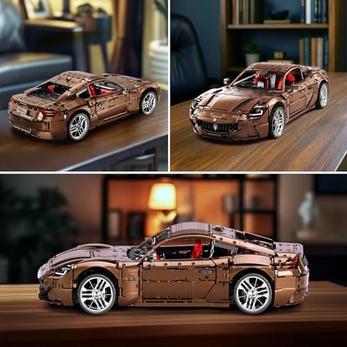 Sports Car Building Block Set (11009) - Remote Controlled 1:8 Battery Operated