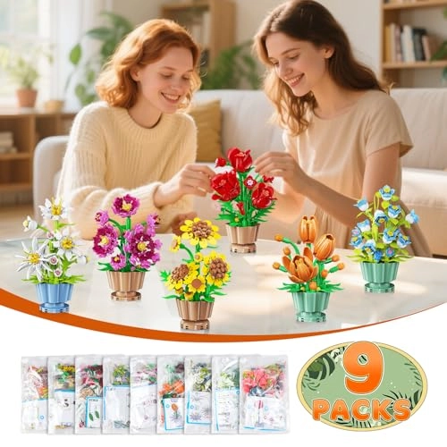 9 Flowers Building Sets