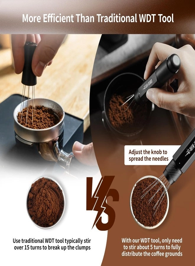 WDT Tool - Espresso Distribution Retractable 0.4mm 8 Needles