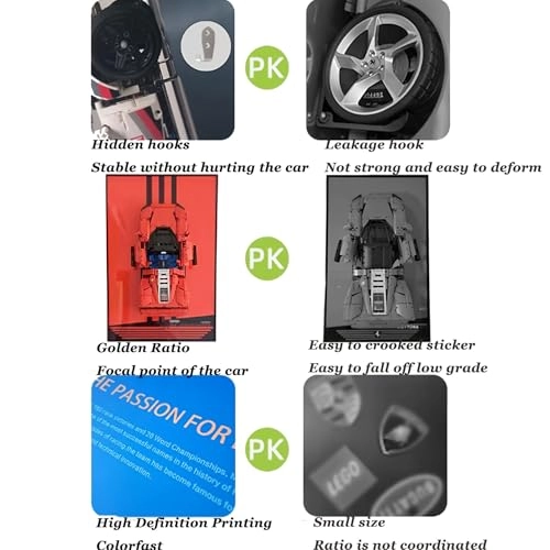 Display Wallboard for LEGO Single-hull hydrofoil sailboat 42174 - 50X80cm