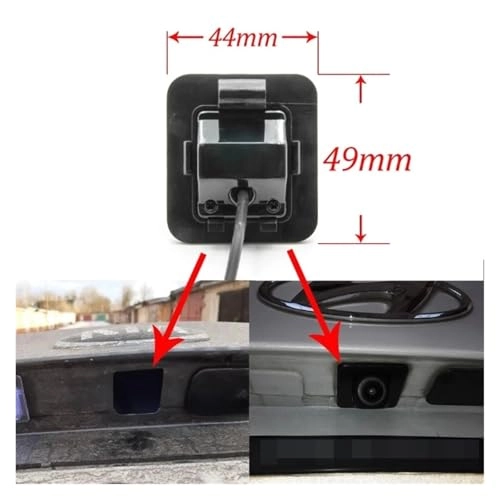 CCD HD AHD Fisheye Rear View Camera - Universal RCA connector 680*480 720P