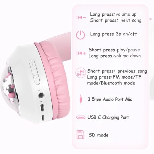 Kids Bluetooth Headphones Wireless Headphone