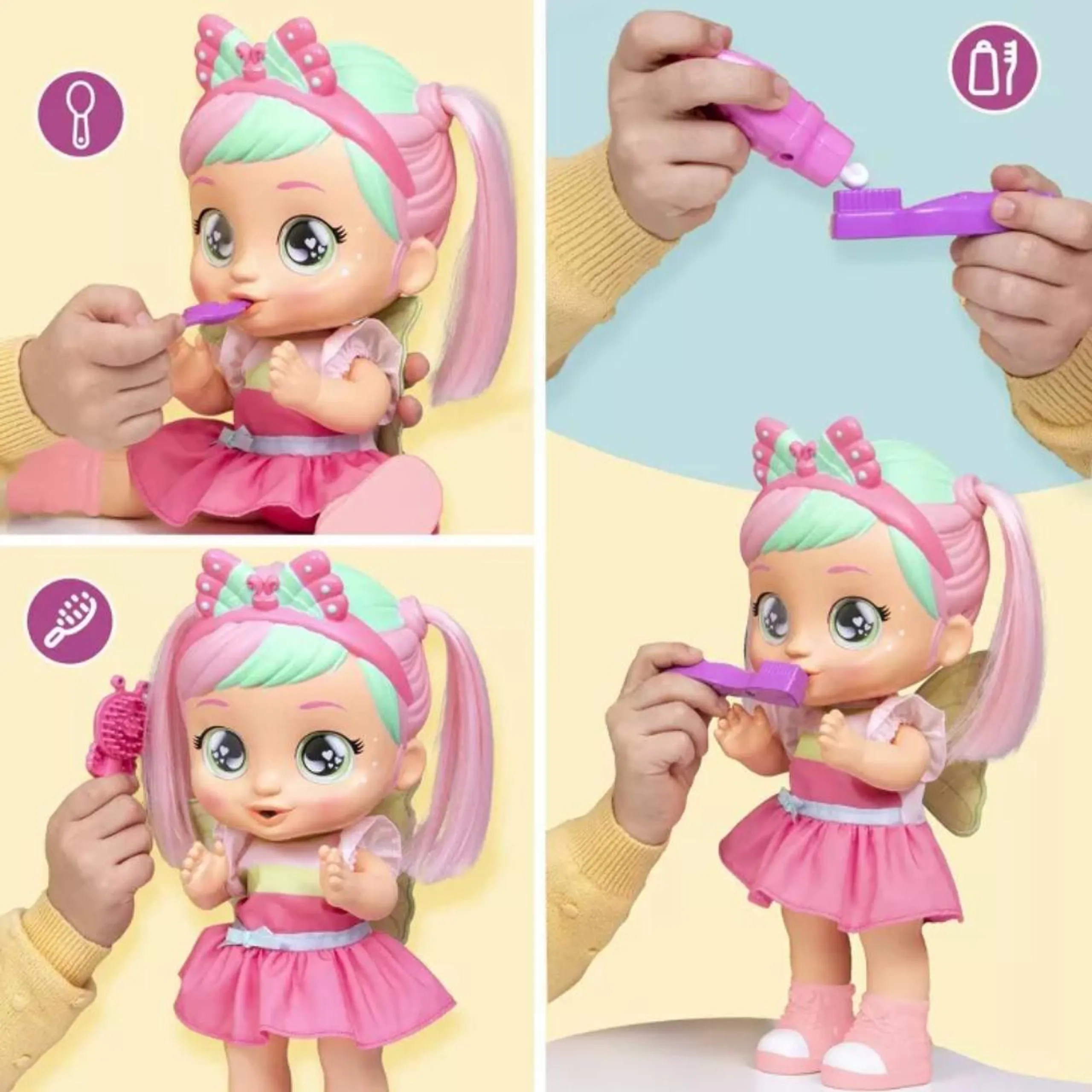 Bella Interactive Baby Doll - 13.6"-34.5cm tall 6 accessories 25 sounds Ages 3+