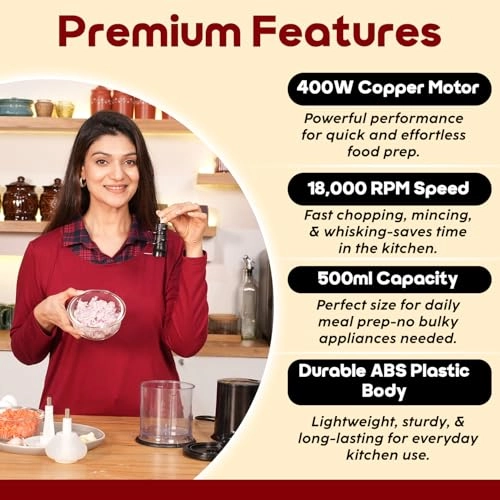 Mini Electric Chopper - 500 ML