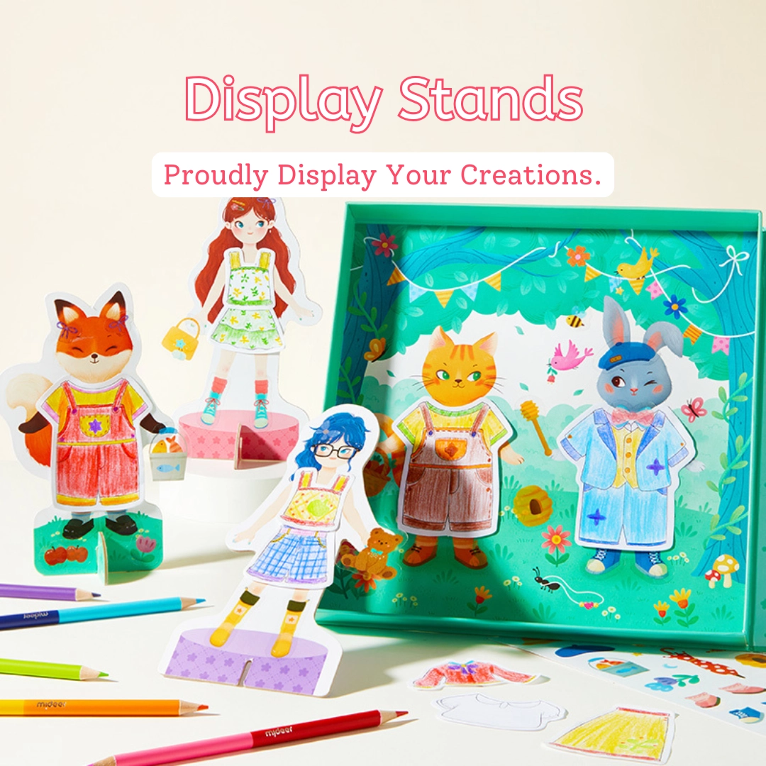 DIY Post-It Dress Up Kit - Forest Elf 3+ years 200+ pcs