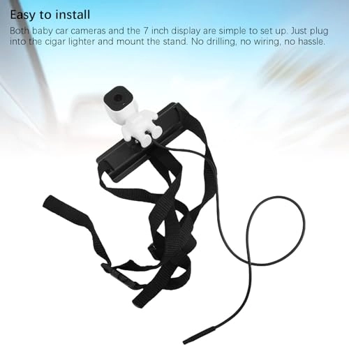 Dual Baby Car Camera - 7 Inch Split Screen 1080P