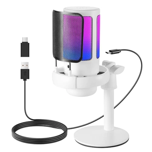 WS806 USB+3.5mm-Mini-Jack Microphone