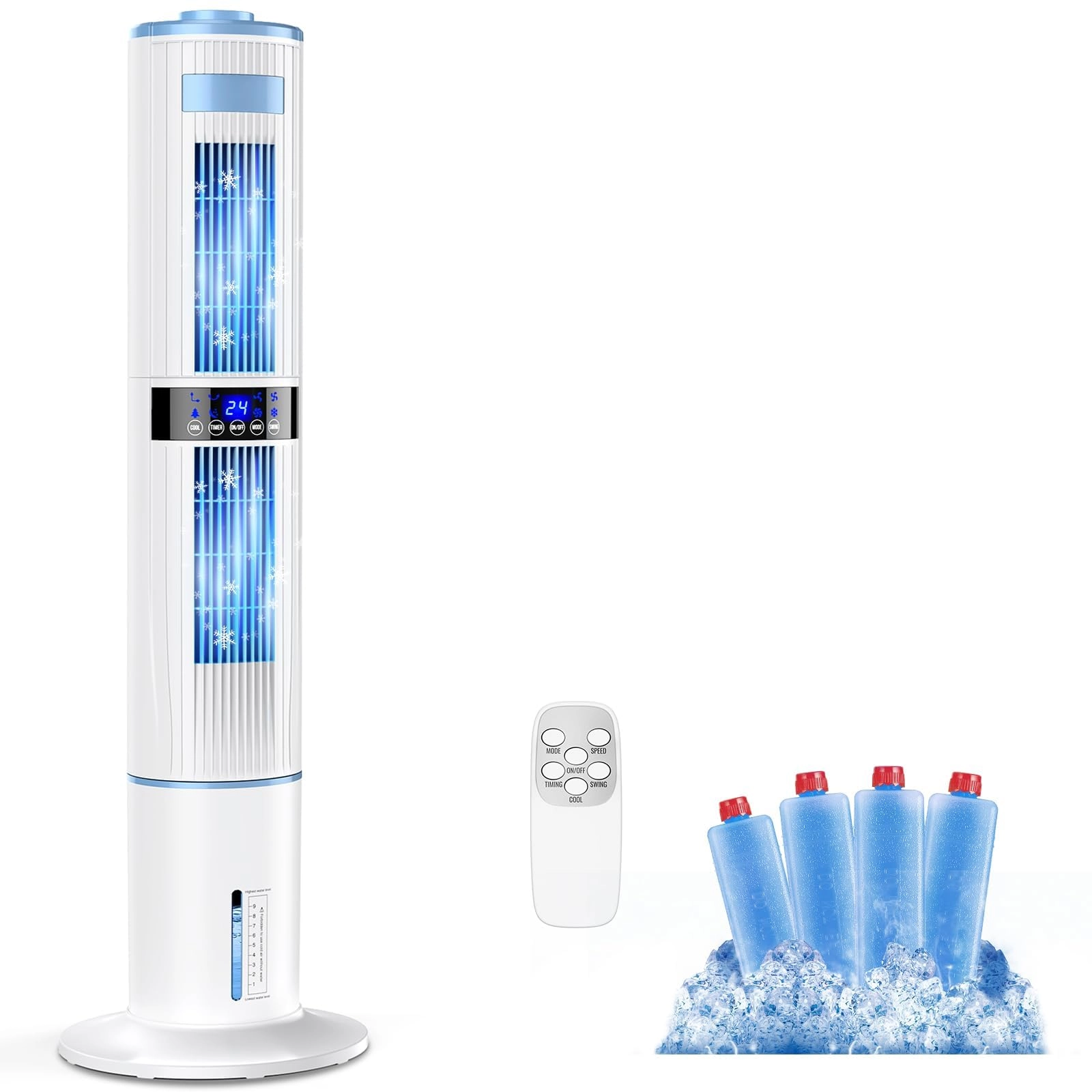 Mobile Air Conditioners Tower Fan - 480 Microliters Per Minute 4 Liters
