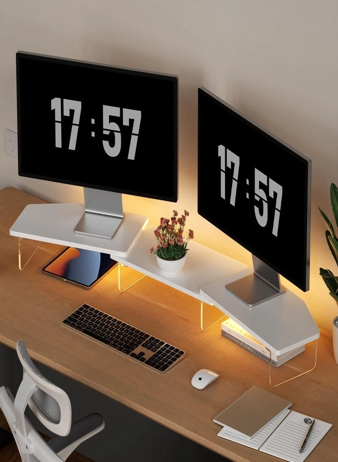 Dual Monitor Stand Riser - 2 Monitors