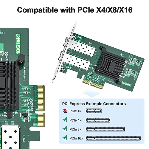 Converged Network Adapter - PCIE 2.0 X4 Gigabit Ethernet