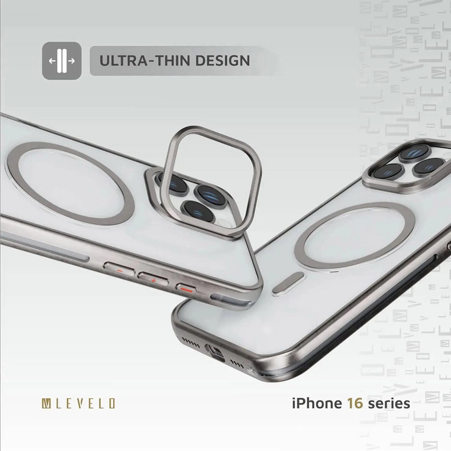 Elio PC Case with MagSafe for iPhone 16 Pro