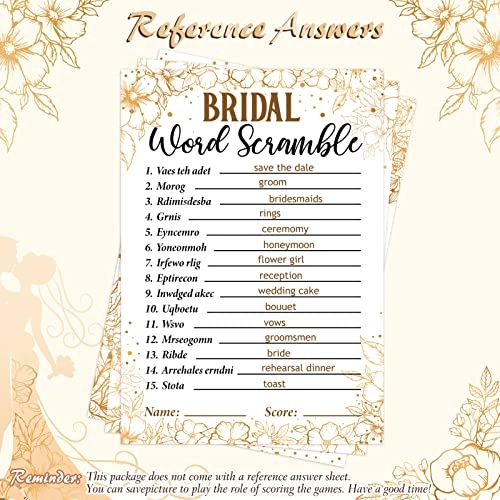 Bridal Shower Game - 145 Pieces