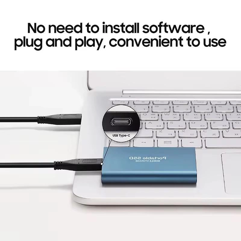 Portable External Hard Drive 6TB SSD