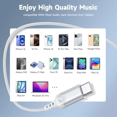 USB C Headphones Wired Earbud