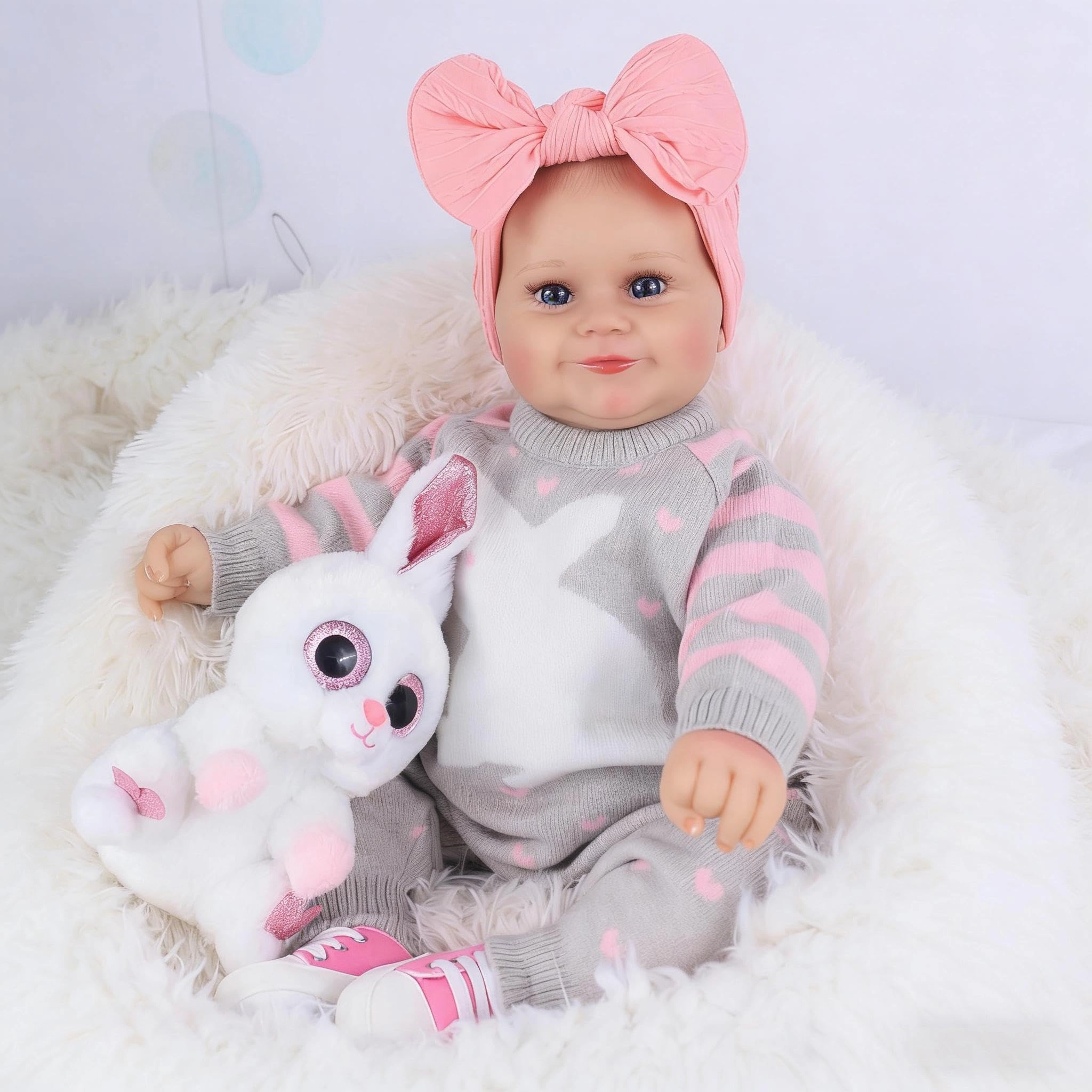 Maddie Reborn Baby Doll - 20 Inch Full body vinyl girl Ages 3+