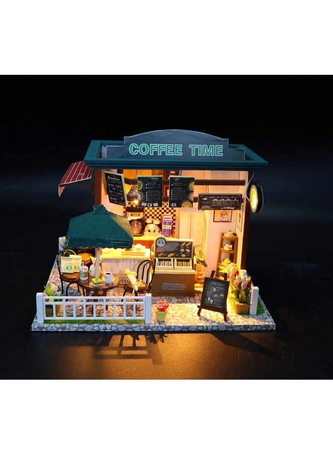 Dollhouse Miniature DIY House Kit - Time Cafe 1:24