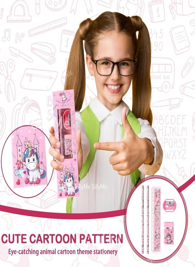 Unicorn Stationery Set - 12pcs Pack