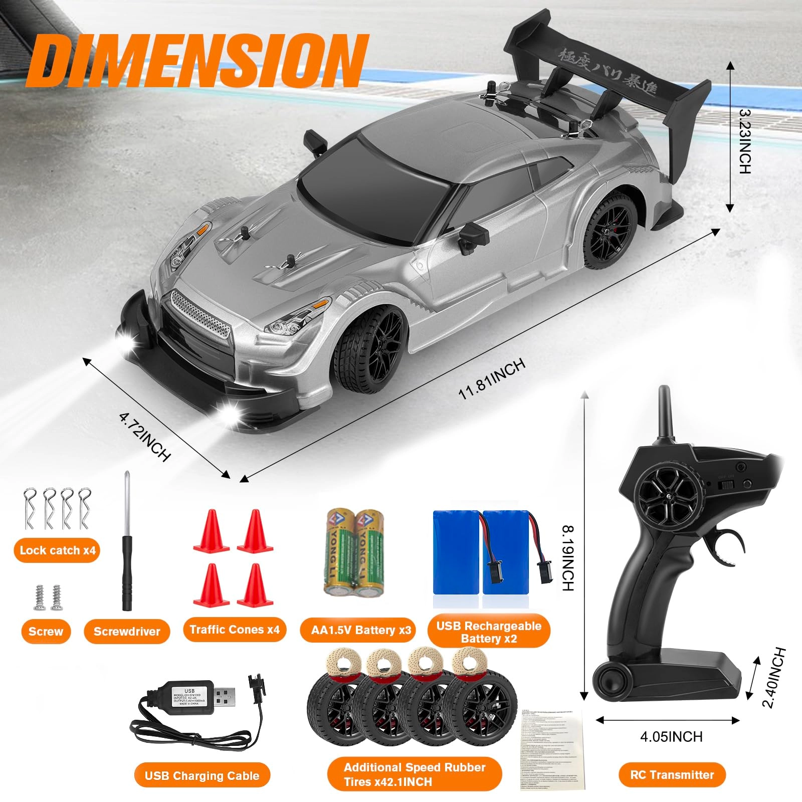RC Drift Car - 1:16 Scale