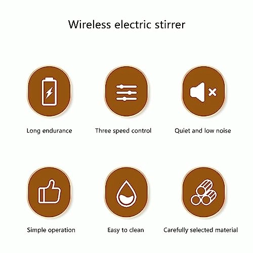 Electric Stirrer - 1200mAh USB Charging Blue