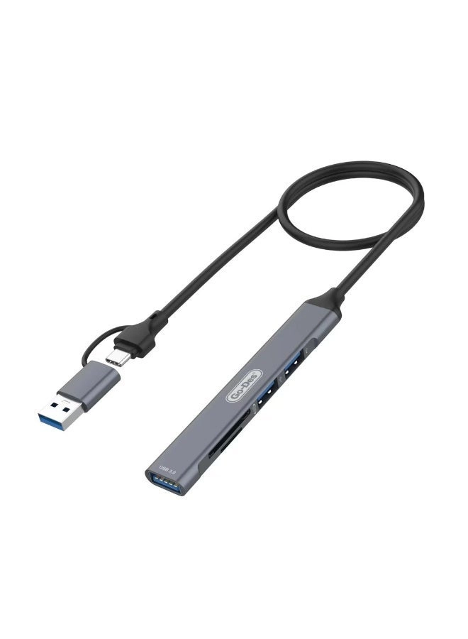 GO-DES 5-in-2 5 Ports USB