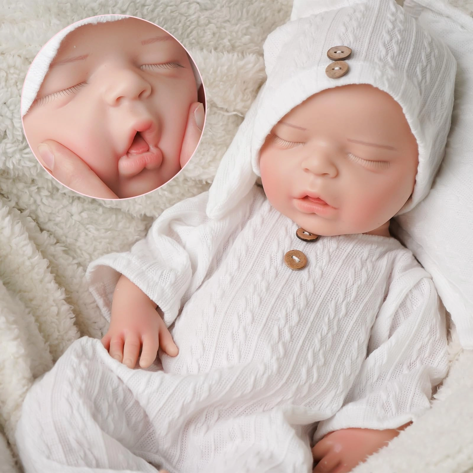 Reborn Baby Doll - 11.8in Silicone Boy Ages 3+