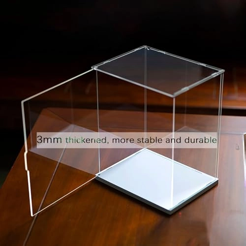 21345 Display Case - Acrylic Dustproof Black Base
