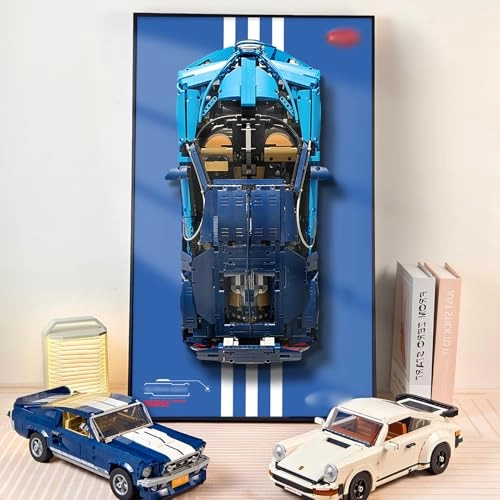 Display Wall Mount for LEGO Bugatti Chiron 42083 - 74.9X45cm