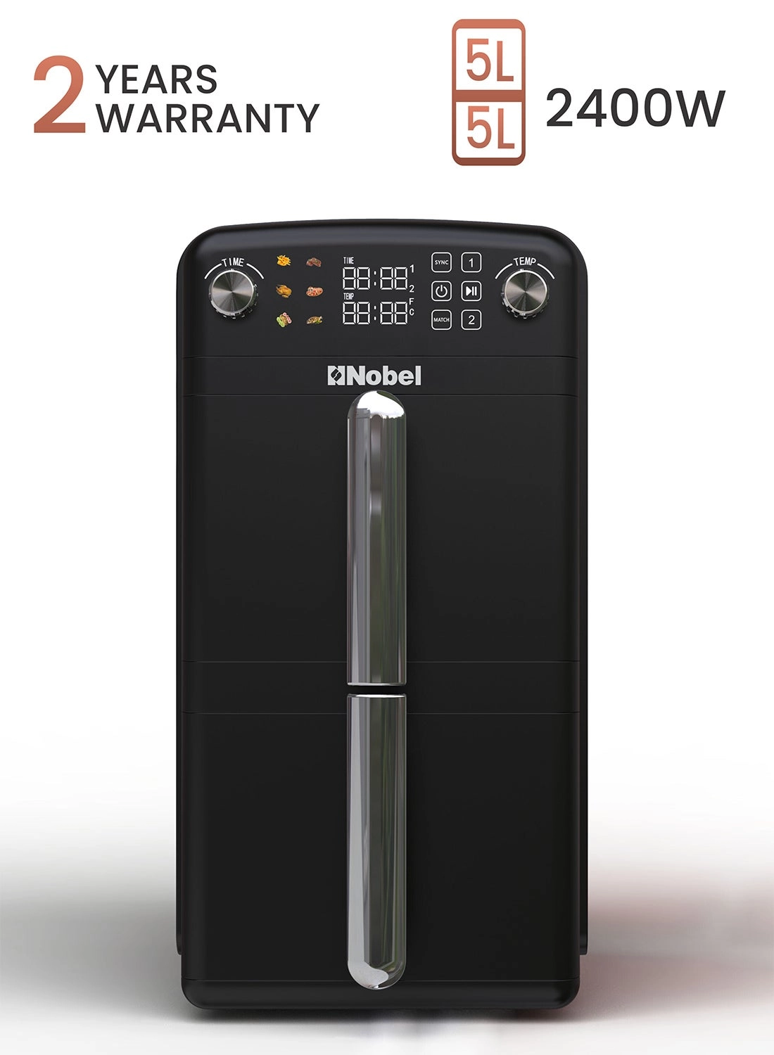 Dual Drawer Digital Air Fryer NAF1201