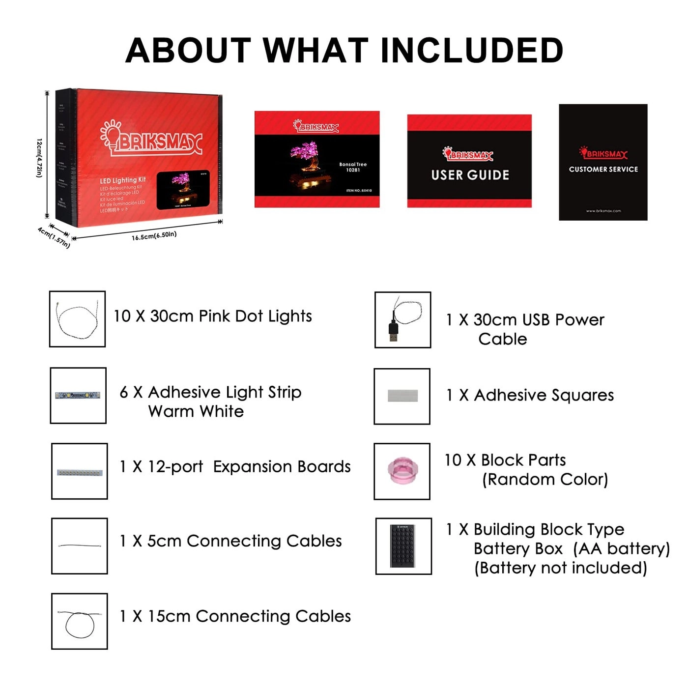 Led Lighting Kit for LEGO Bonsai Tree 10281