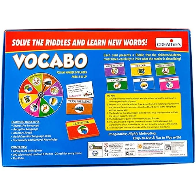 Vocabo - Spinner Cards