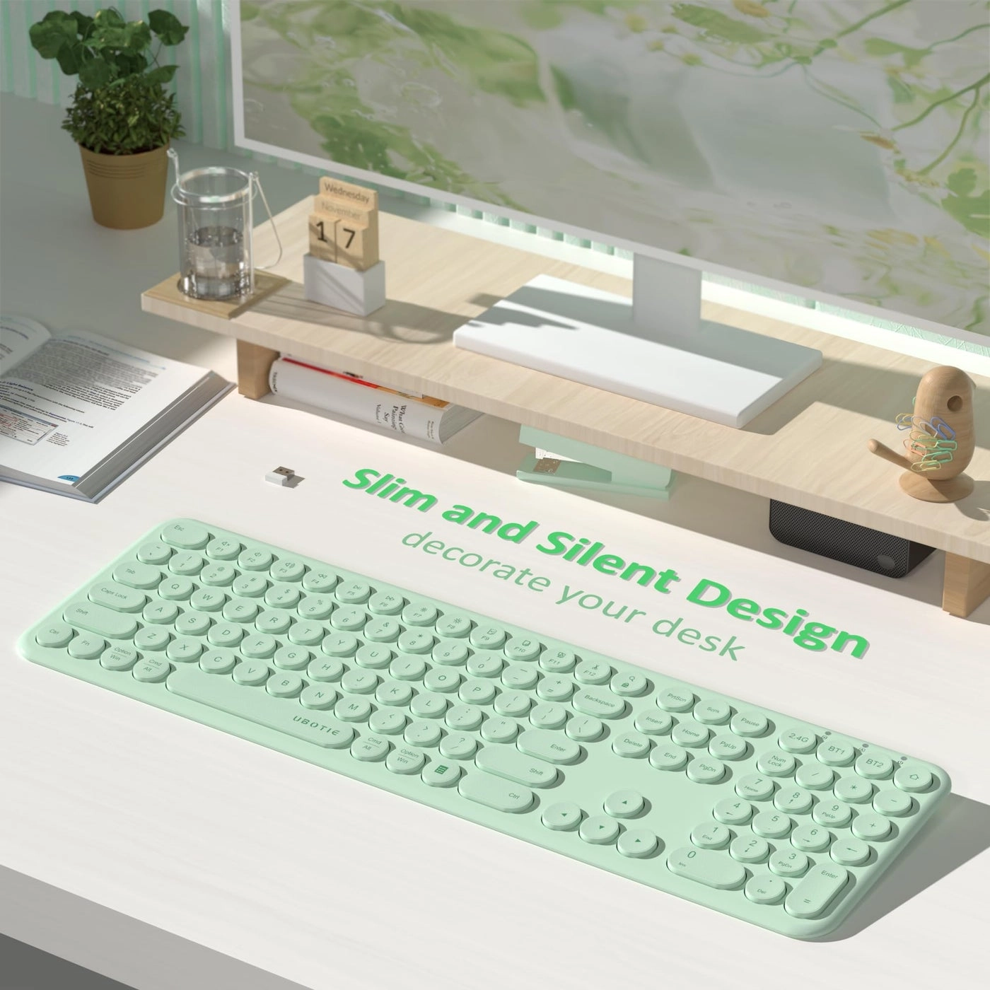 Portable Slim Bluetooth Keyboard - Wireless