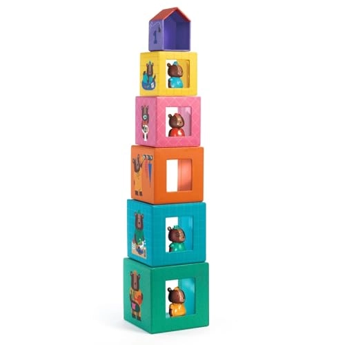 TopaniHouse Block & Towers - 18 months - 10 pieces