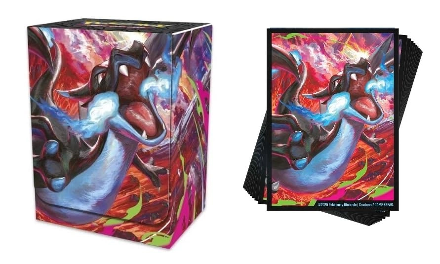 MTG Decks & More Mega Charizard Sleeves - 65pcs + Deck Box