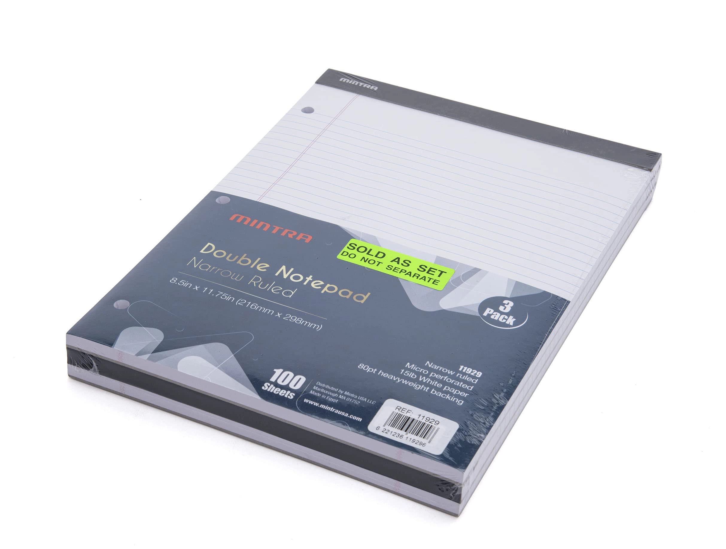 Canary Legal Pads 8.5"x11" Softcover - Lined 50 Pages