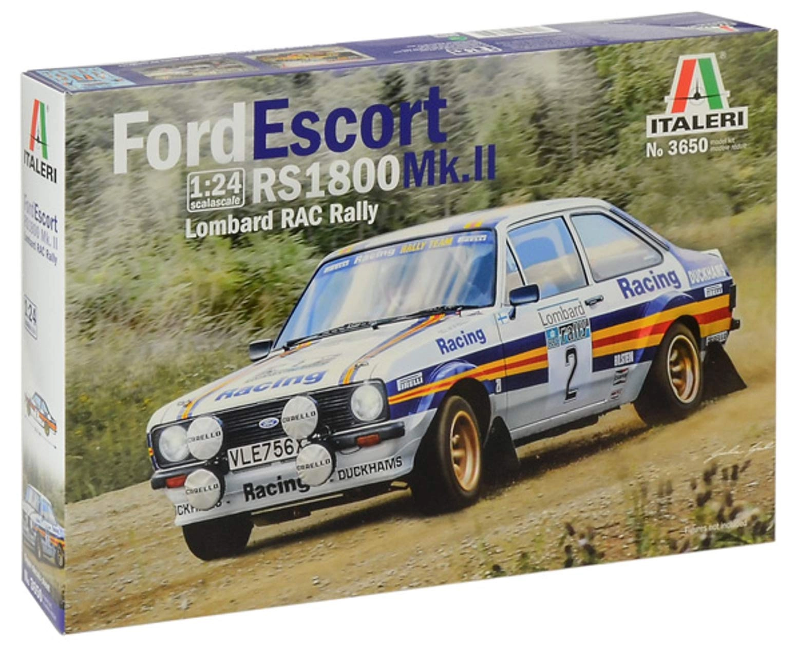 Italeri Ford Escort MK 2 Model Kit (3650) - 1:24
