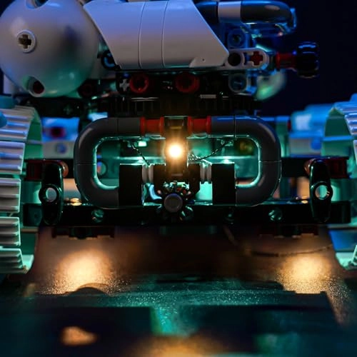 LED Light Set - Compatible with Lego 42211 Lunar Outpost Moon Rover Space Vehicle Touch Dimmer Switch