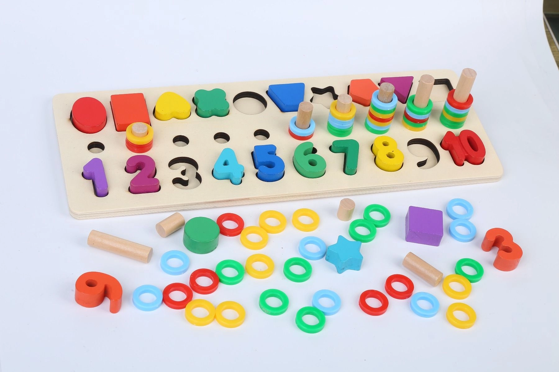 Wooden Pegged Maths - 3 to 10 Years