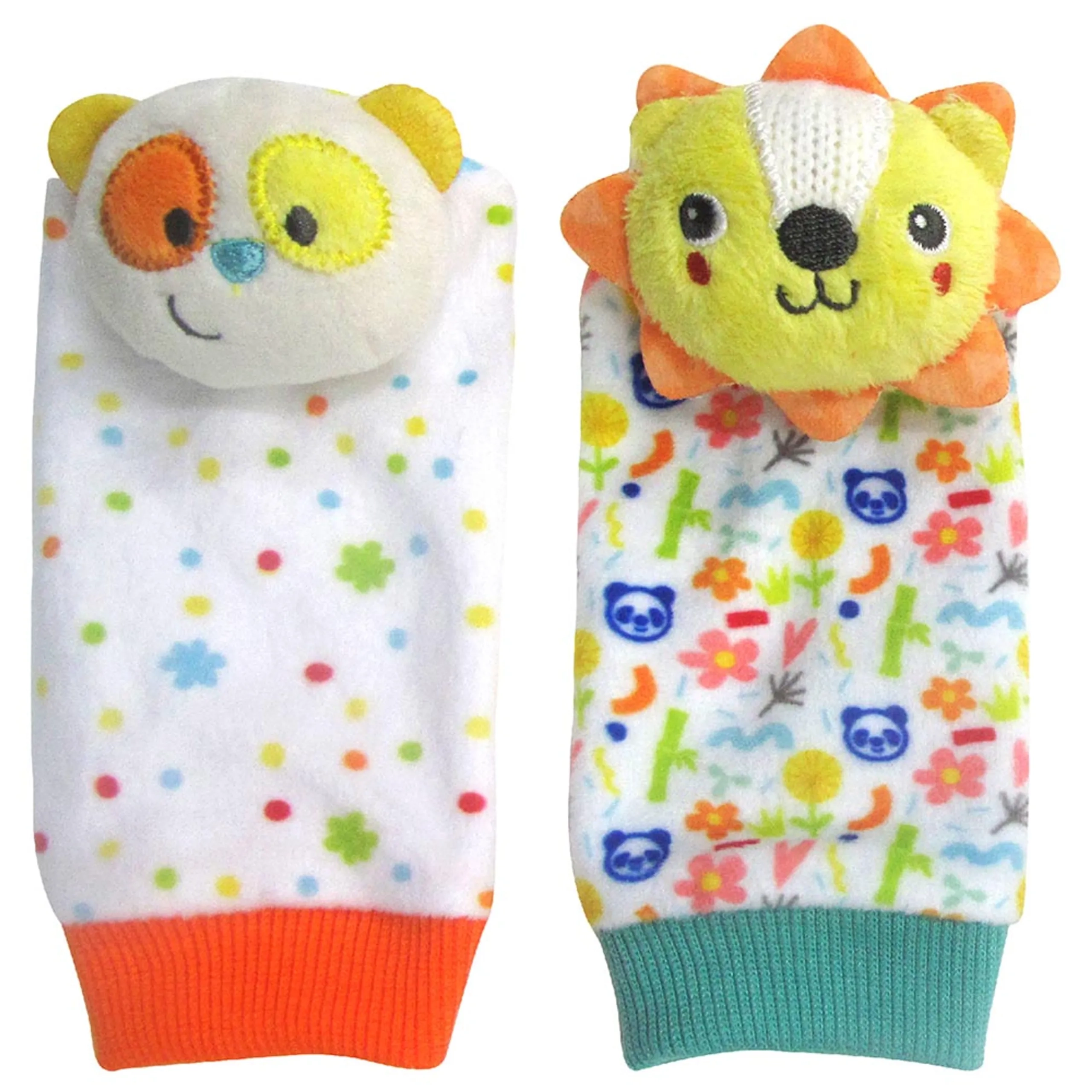 MOON Foot And Wrist Rattle - 0 months fabric 4 pieces