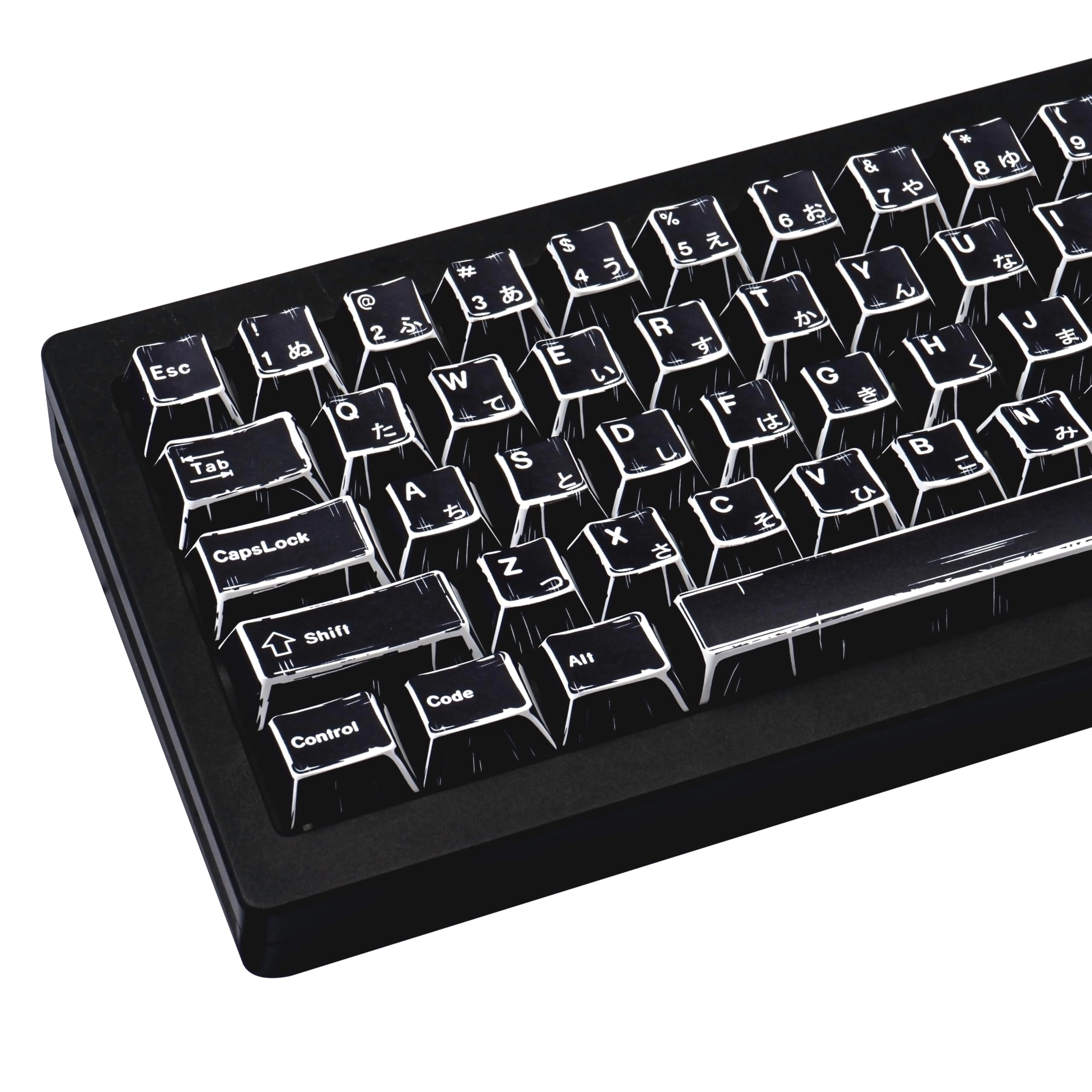Manga Mixed Light Theme Keycaps - Wired