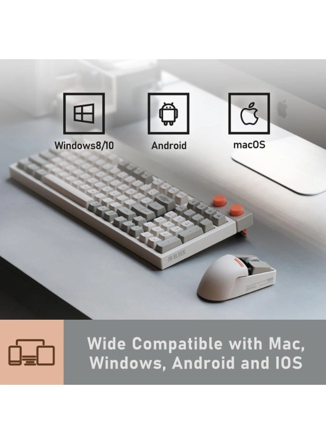 Touch PBT Mouse - Bluetooth USB Wired