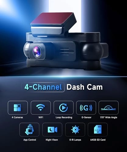 1080P 2K Dash Cam