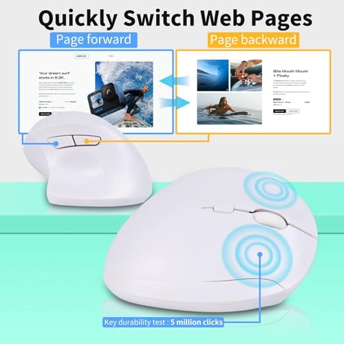 Ergonomic Vertical Mouse - Bluetooth